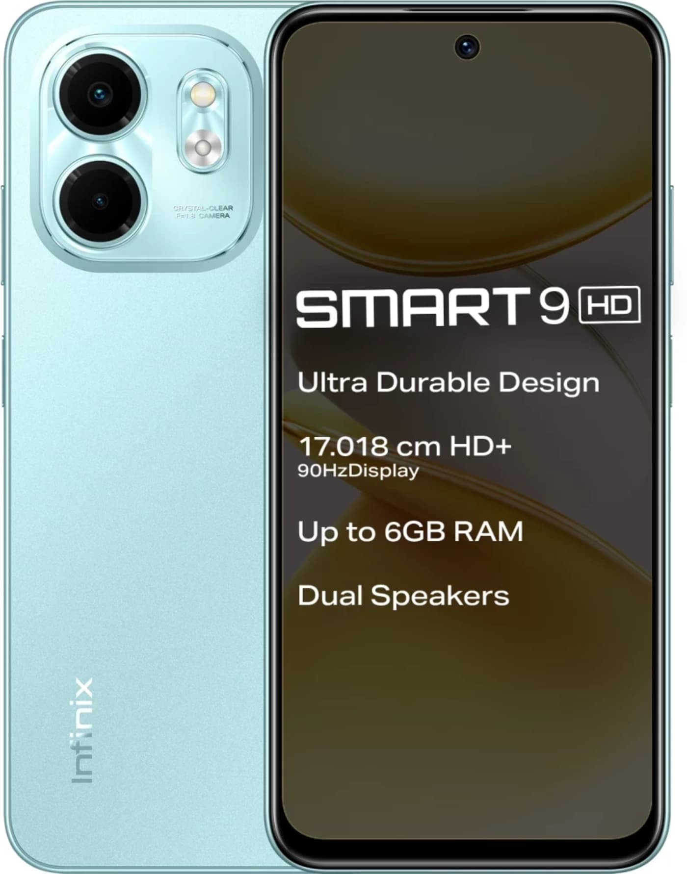 Infinix Smart 9, 3GB RAM, 64GB ROM, 6.7" HD Display, 13MP Dual AI Rear Camera, 8MP Front Camera, 5000 mAh Battery, Android 14 image 4